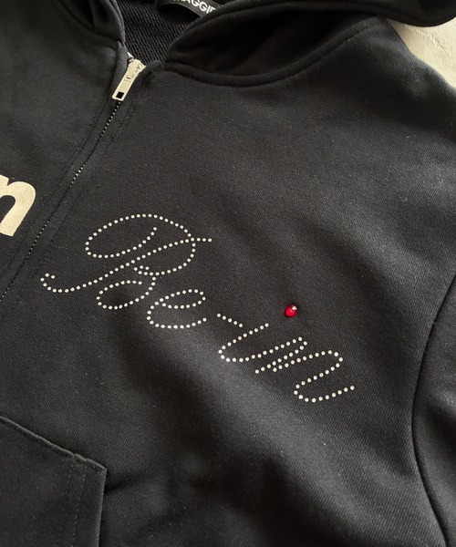 SHAGGIE（シャギー）の「【セットアップ】フルジップフーディスウェットパーカー（パーカー・レディース・ブラック/ベージュ/グレー・MEDIUM/LARGE）」の18枚目の写真
