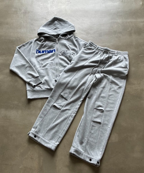 SHAGGIE（シャギー）の「【セットアップ】フルジップフーディスウェットパーカー（パーカー・レディース・ブラック/ベージュ/グレー・MEDIUM/LARGE）」の13枚目の写真