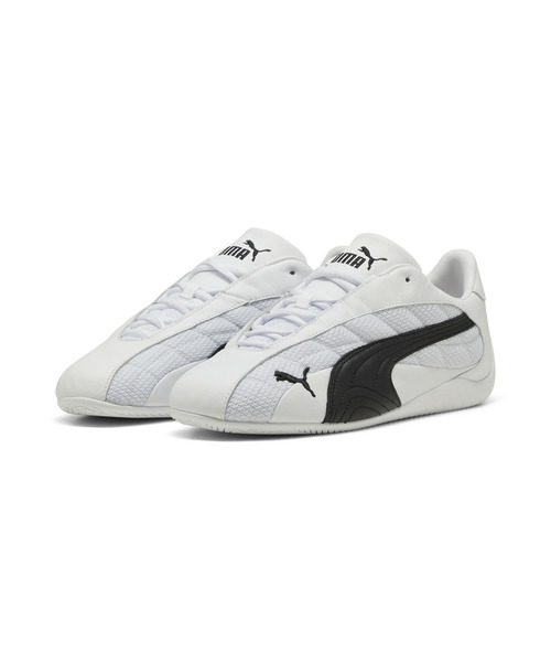 人気　Puma プーマ　スピードキャット　ブラック ホワイト スニーカー　箱付 PUMA プーマ ユニセックス SPEEDCAT PLUS LEATHER / スピードキャット