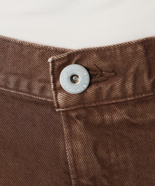 VERMEIL par iena（ヴェルメイユパーイエナ）の「《追加》upper hights アッパーハイツ THE NIECE MID-RISE 103312602CHO（デニムパンツ・レディース・ブラウン・22/23/24/25/26）」の11枚目の写真