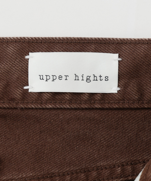 VERMEIL par iena（ヴェルメイユパーイエナ）の「《追加》upper hights アッパーハイツ THE NIECE MID-RISE 103312602CHO（デニムパンツ・レディース・ブラウン・22/23/24/25/26）」の14枚目の写真