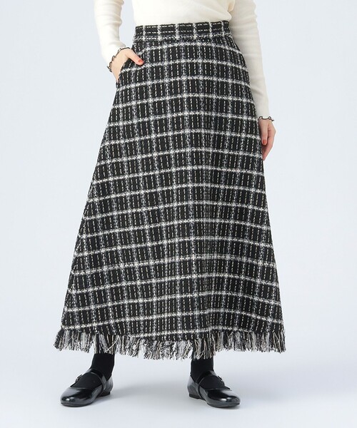 チェック柄 ツイード スカート（スカート）｜BEAMS HEART（ビームス