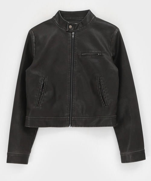 セール】[MADE] バーキシヴィンテージレザージャケット（ライダース