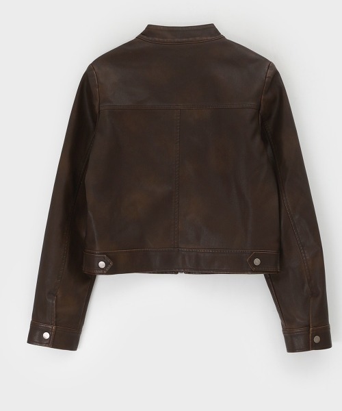 セール】[MADE] バーキシヴィンテージレザージャケット（ライダース