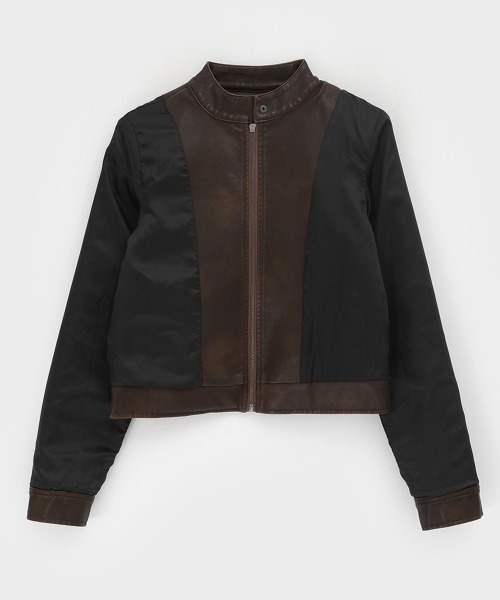 セール】[MADE] バーキシヴィンテージレザージャケット（ライダース