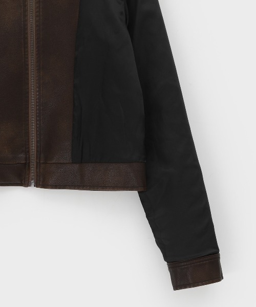 セール】[MADE] バーキシヴィンテージレザージャケット（ライダース