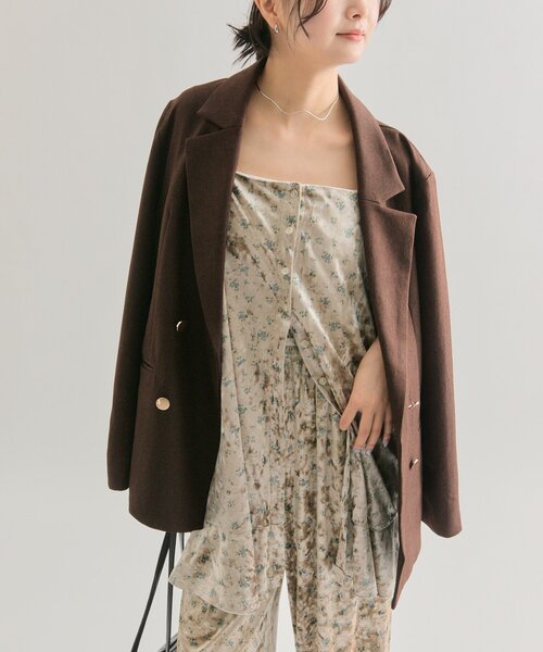 フラワーベロア セットアップ（その他パンツ）｜mystic