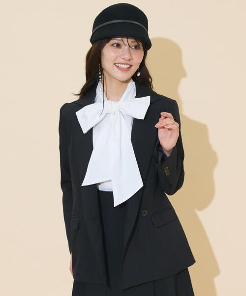 WILLSELECTION（ウィルセレクション）の「ダブルボタンテーラードジャケット（テーラードジャケット・レディース・ピンク/ダークブラウン/ブラック・FREE）」の17枚目の写真
