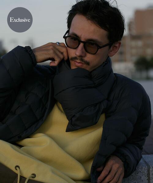 NANGA（ナンガ）の「『別注』NANGA×DOORS　DOWN MUFFLER（マフラー・メンズ・ブラック/グレー/モカ/チャコールグレー/ブルー・-）」の3枚目の写真