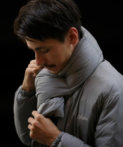 NANGA（ナンガ）の「『別注』NANGA×DOORS　DOWN MUFFLER（マフラー・メンズ・ブラック/グレー/モカ/チャコールグレー/ブルー・-）」の6枚目の写真