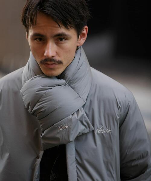 NANGA（ナンガ）の「『別注』NANGA×DOORS　DOWN MUFFLER（マフラー・メンズ・ブラック/グレー/モカ/チャコールグレー/ブルー・-）」の7枚目の写真