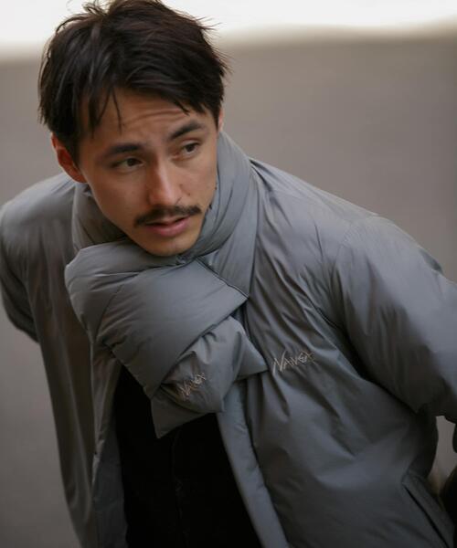 NANGA（ナンガ）の「『別注』NANGA×DOORS　DOWN MUFFLER（マフラー・メンズ・ブラック/グレー/モカ/チャコールグレー/ブルー・-）」の9枚目の写真