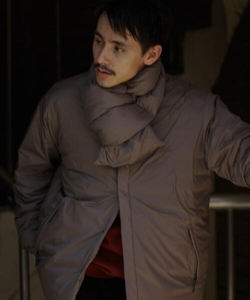 NANGA（ナンガ）の「『別注』NANGA×DOORS　DOWN MUFFLER（マフラー・メンズ・ブラック/グレー/モカ/チャコールグレー/ブルー・-）」の16枚目の写真