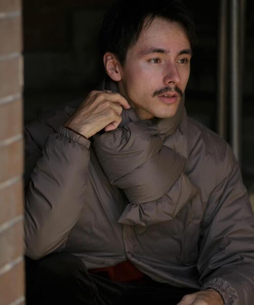 NANGA（ナンガ）の「『別注』NANGA×DOORS　DOWN MUFFLER（マフラー・メンズ・ブラック/グレー/モカ/チャコールグレー/ブルー・-）」の17枚目の写真