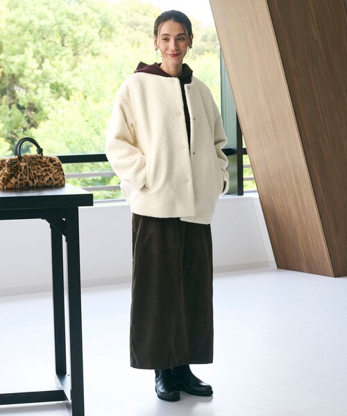 ブークレ ノーカラーブルゾン（その他アウター）｜BEAUTY&YOUTH UNITED