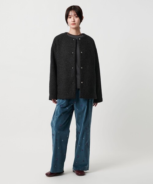 ブークレ ノーカラーブルゾン（その他アウター）｜BEAUTY&YOUTH UNITED