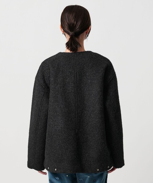 セール】ブークレ ノーカラーブルゾン（その他アウター