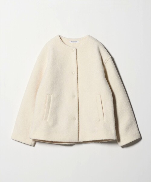セール】ブークレ ノーカラーブルゾン（その他アウター