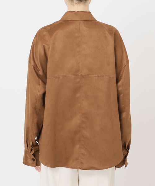 フェイクスエードオーバーシャツ（シャツ/ブラウス）｜NOBLE
