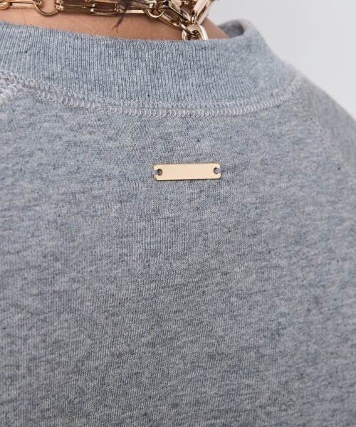 CHIC STYLE(シックスタイル)の「綿100%裏起毛ロゴプリントスウェット<大きいサイズ有>シックスタイル(スウェット・レディース・オートミール/杢グレー・3L/LL/L/M/5L/4L)」の16枚目の写真