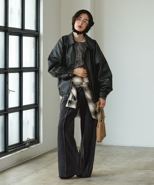 GEORGE'S（ジョージズ）の「ネルチェックシャツ（シャツ/ブラウス・レディース・ブラウン系/レッド系/ブラック系・SMALL/MEDIUM）」の11枚目の写真