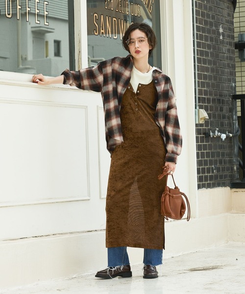 GEORGE'S（ジョージズ）の「ネルチェックシャツ（シャツ/ブラウス・レディース・ブラウン系/レッド系/ブラック系・SMALL/MEDIUM）」の19枚目の写真