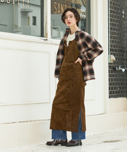 GEORGE'S（ジョージズ）の「ネルチェックシャツ（シャツ/ブラウス・レディース・ブラウン系/レッド系/ブラック系・SMALL/MEDIUM）」の20枚目の写真