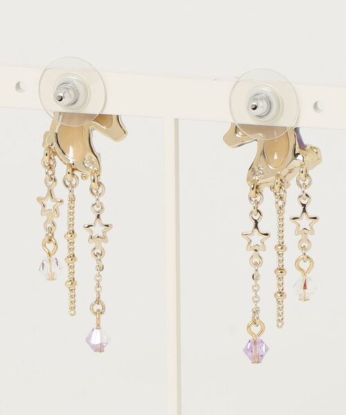 ANNA SUI(アナスイ)の「ユニコーンモチーフ ピアス(ピアス(両耳用)・レディース・マルチ・ONE SIZE)」の6枚目の写真
