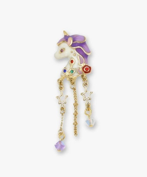ANNA SUI(アナスイ)の「ユニコーンモチーフ ピアス(ピアス(両耳用)・レディース・マルチ・ONE SIZE)」の3枚目の写真