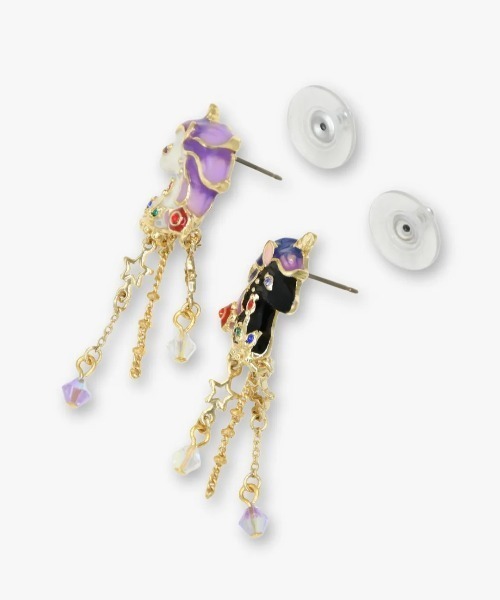 ANNA SUI(アナスイ)の「ユニコーンモチーフ ピアス(ピアス(両耳用)・レディース・マルチ・ONE SIZE)」の4枚目の写真