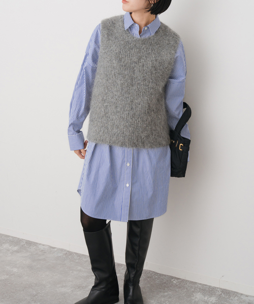 Spick & Span（スピックアンドスパン）の「シャツミニワンピース（シャツワンピース・レディース・ホワイト/その他10・FREE）」の22枚目の写真