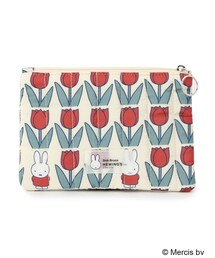 Miffy（ ミッフィー）の「【ミッフィー】キルティングフラットポーチ（ポーチ）」