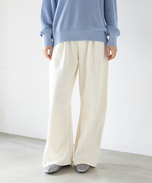 Elura（エルーラ）の「スウェットカーブパンツ/607527（スウェットパンツ・レディース・ブラック/グレー/オフホワイト・FREE）」の2枚目の写真