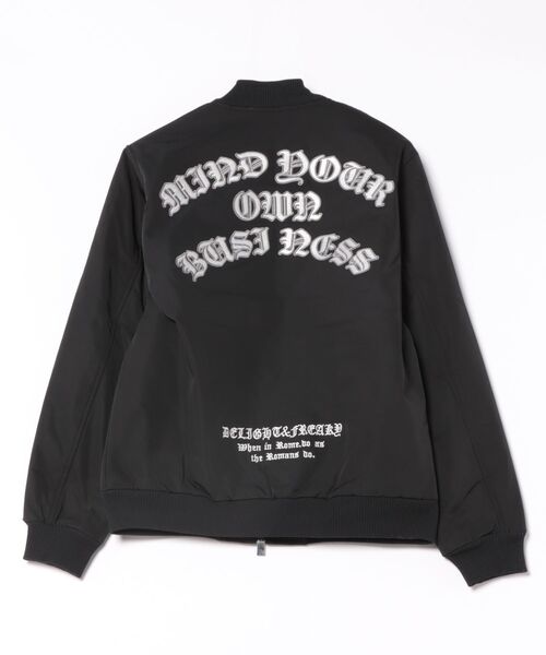 adamsJUGGLER（アダムスジャグラー）の「RTEGロッツオブO.E MA1（MA-1・メンズ・ブラック・S/M/L/XL）」の7枚目の写真
