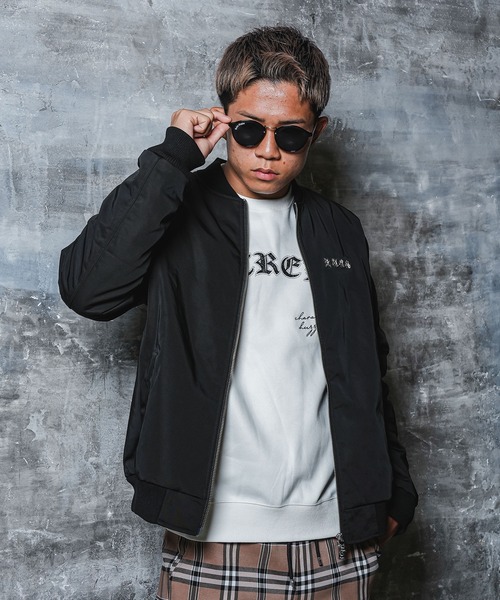 adamsJUGGLER（アダムスジャグラー）の「RTEGロッツオブO.E MA1（MA-1・メンズ・ブラック・S/M/L/XL）」の17枚目の写真