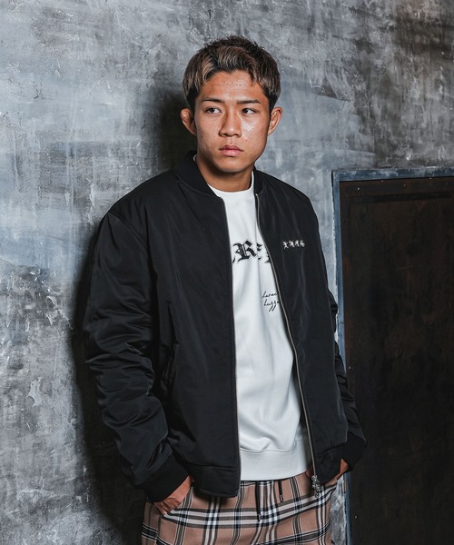 adamsJUGGLER（アダムスジャグラー）の「RTEGロッツオブO.E MA1（MA-1・メンズ・ブラック・S/M/L/XL）」の20枚目の写真