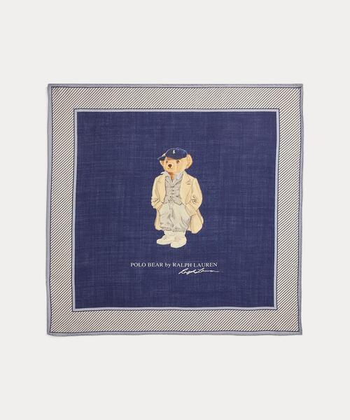Polo ベア ウールシルク バンダナ（バンダナ/スカーフ）｜POLO RALPH