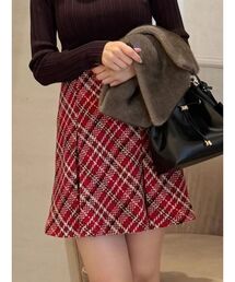 MERCURYDUO | オリジナルロービングチェックミニスカパン(その他パンツ)