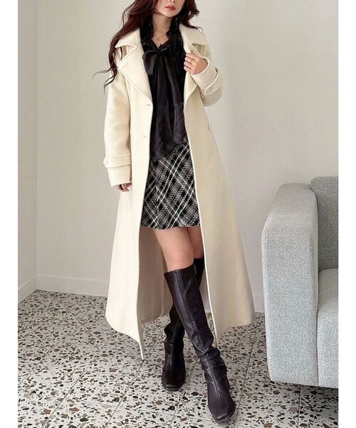 MERCURYDUO(マーキュリーデュオ)の「オリジナルロービングチェックミニスカパン(その他パンツ・レディース・ブラック/オフホワイト/パープル/レッド・SMALL/MEDIUM)」の11枚目の写真