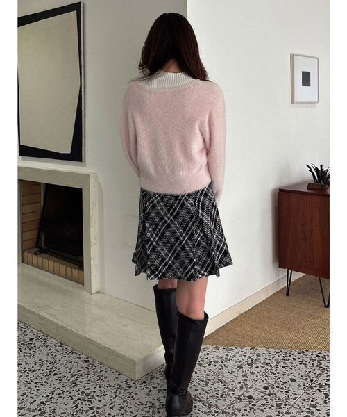 MERCURYDUO(マーキュリーデュオ)の「オリジナルロービングチェックミニスカパン(その他パンツ・レディース・ブラック/オフホワイト/パープル/レッド・SMALL/MEDIUM)」の13枚目の写真