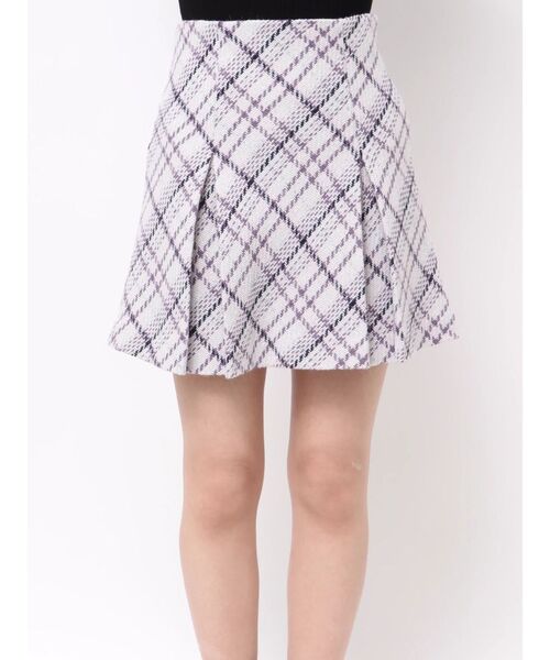 MERCURYDUO(マーキュリーデュオ)の「オリジナルロービングチェックミニスカパン(その他パンツ・レディース・ブラック/オフホワイト/パープル/レッド・SMALL/MEDIUM)」の14枚目の写真
