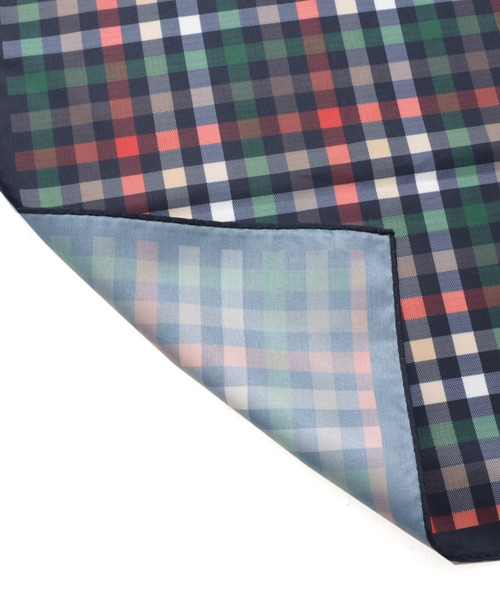 Arnold Palmer（アーノルドパーマー）の「パーマーチェック スモール ストール（ストール/ショール・レディース・ネイビー/ベージュ・F）」の8枚目の写真