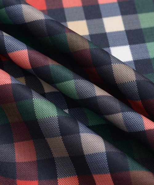 Arnold Palmer（アーノルドパーマー）の「パーマーチェック スモール ストール（ストール/ショール・レディース・ネイビー/ベージュ・F）」の9枚目の写真