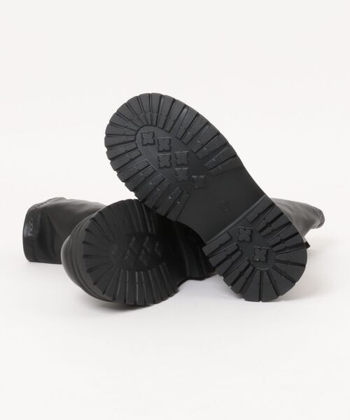 Nia（ニア）の「Nia(ニア)/厚底　バッグジップアップ　シンプルショートブーツ（ブーツ・レディース・ブラウン/ブラック・38/36）」の17枚目の写真