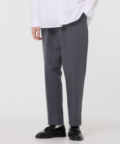 coca(coca)(コカ)の「裏起毛ダブルクロスイージーパンツ(その他パンツ・メンズ・チャコール/ブラック・XL/M/L)」の2枚目の写真