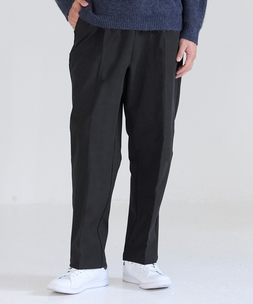 coca(coca)(コカ)の「裏起毛ダブルクロスイージーパンツ(その他パンツ・メンズ・チャコール/ブラック・XL/M/L)」の1枚目の写真