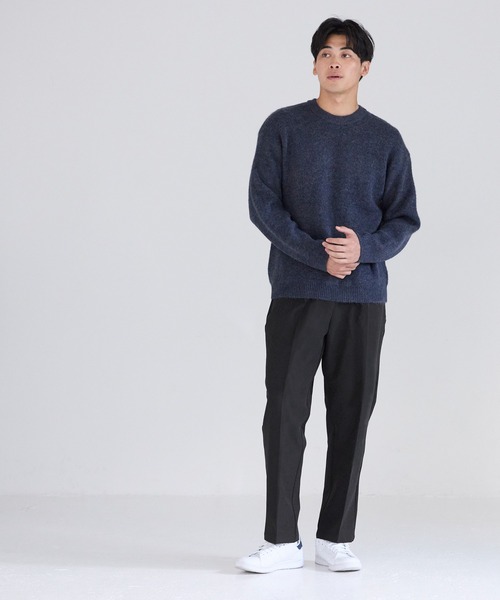coca(coca)(コカ)の「裏起毛ダブルクロスイージーパンツ(その他パンツ・メンズ・チャコール/ブラック・XL/M/L)」の3枚目の写真