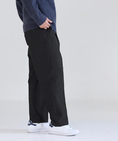 coca(coca)(コカ)の「裏起毛ダブルクロスイージーパンツ(その他パンツ・メンズ・チャコール/ブラック・XL/M/L)」の4枚目の写真