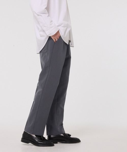 coca(coca)(コカ)の「裏起毛ダブルクロスイージーパンツ(その他パンツ・メンズ・チャコール/ブラック・XL/M/L)」の9枚目の写真