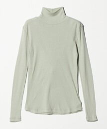 Steven Alan | ＜Steven Alan＞コットン シルク リブ タートルネック プルオーバー(Tシャツ/カットソー)